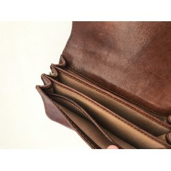 The Bridge Vintage skulder taske i Klassisk stil. - Vintage tasker i læder skind - Læderprojektet