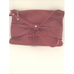 Clutch i vinrdt skind Vintage