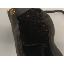 Vintage taske i grt skind