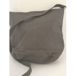 Vintage taske i grt skind