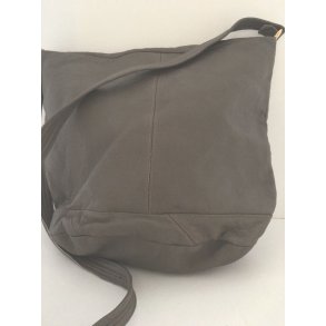 Vintage taske i grt skind