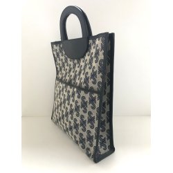 Jaeger Vintage taske i Canvas &amp; Skind 