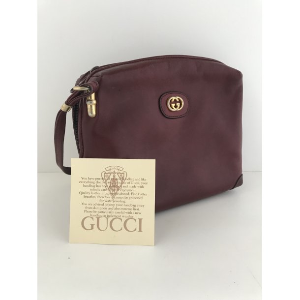 Gucci Vintage i brunt skind - og Vintage tasker - Læderprojektet