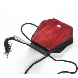 Vintage Yves Saint taske i Ruskind - Luksus og Vintage tasker -