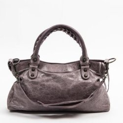 Balenciaga Taske i lilla skind - Luksus og brand tasker - Læderprojektet