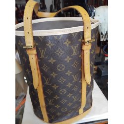 Stor renoveret Louis Vuitton Bucket taske. 