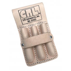 Etui i kernelder til Glasskrer og mle bnd mm. 