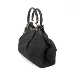 Gucci Vintage taske model Sukey sort monogram canvas