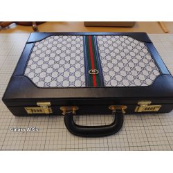 �gte Gucci Vintage Attache mappe i meget fin stand