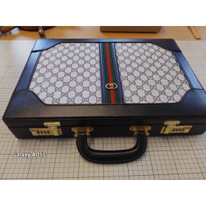 �gte Gucci Vintage Attache mappe i meget fin stand