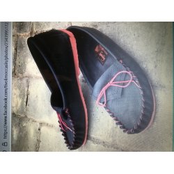 Tivoli Moccasiner Hndlavede i et stykke skind: super blde at have p!