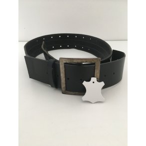 H�ndlavet guitar rem i sort kernel�der Redesign.