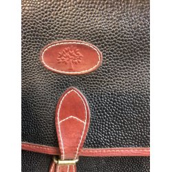 gte Mulberry sporttaske samt hndlavet etui til ketcher! Unikt!