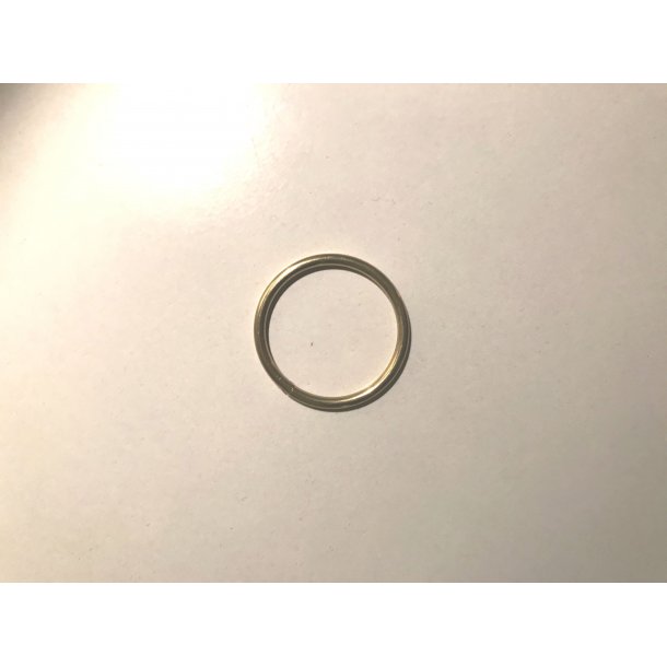 Rund messing ring 30 mm i diameter; prisen er pr. stk.