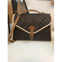 Reperation af Louis Vuitton taske med slidte skind kanter