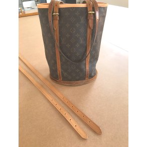 Remme til Louis Vuitton Bucket bag i Natur Vashetta l�der