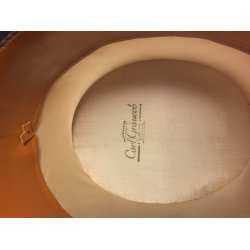 Antikt hatte etui med tilhrende hj hat.