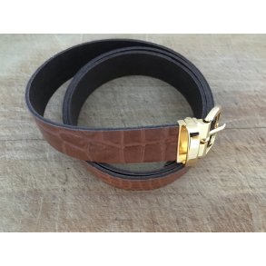 Klassisk Herreblte / Livrem i prget lder