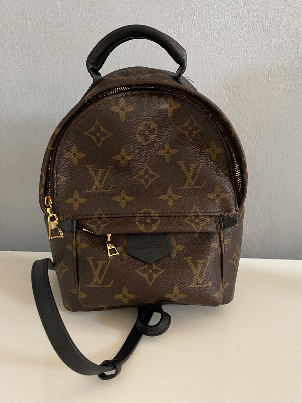 Louis Vuitton Vintage taske; Palm Springs Mini; Vintage - Kommisions Salg af Brand tasker - Læderprojektet