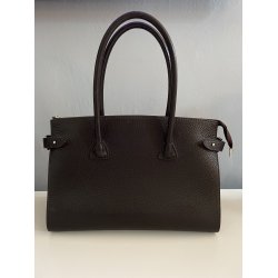 procent slutningen akse Decadent Vintage taske i mørkebrunt skind; kommisions salg! - Luksus og  brand Vintage tasker - Læderprojektet