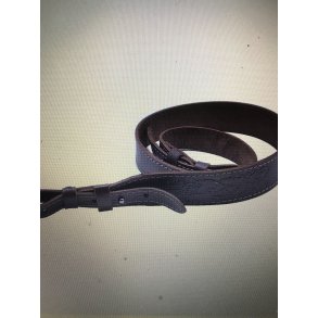 Bred hndlavet riffel rem med tryk ( dit navn f.ex.)