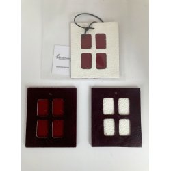 Vindue i lder til at hnge p juletret