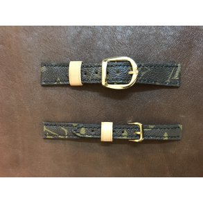 Elegante dame ur remme i louis Vuitton Upcycled Monogram Logo Canvas