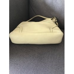 Flot Gucci Vintage taske i hvid kalveskind