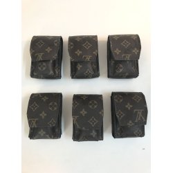 Cigaret etui i logo Canvas stof; Upcycled