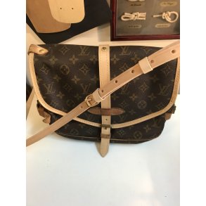 Renoveret gte Louis Vuitton taske model Saumur