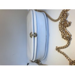 Renoveret gte klassisk Gucci taske i hvidt kalveskind