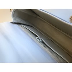 Renoveret gte klassisk Gucci taske i hvidt kalveskind