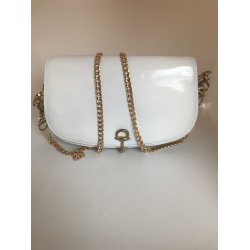 Renoveret gte klassisk Gucci taske i hvidt kalveskind