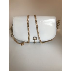 Renoveret gte klassisk Gucci taske i hvidt kalveskind