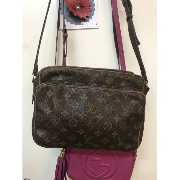 Renoveret louis Vuitton taske i logo monogram Canvas
