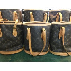 Stor renoveret Louis Vuitton Bucket taske.