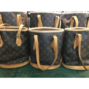 Stor renoveret Louis Vuitton Bucket taske.