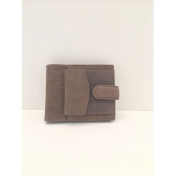 Tofljet Tegnebog i bldt lkkert skind