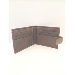 Tofljet Tegnebog i bldt lkkert skind