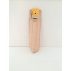 Etui i kernelder til hndvrkere; f.ex. Tommestok etc.