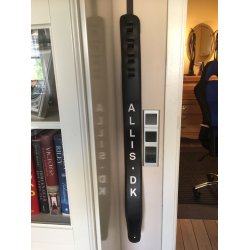 Hndlavede Guitar remme med stort tryk