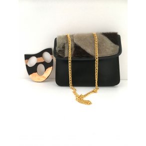 Kuvert taske i slskind og kalveskind