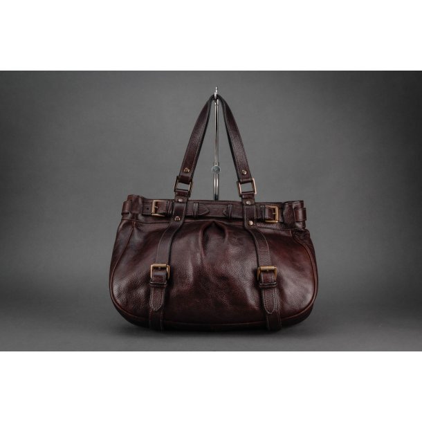 Mulberry Vintage taske brunt skind - Luksus brand Vintage tasker - Læderprojektet
