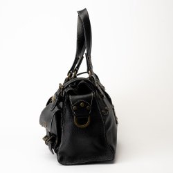 Mulberry Mini Roxanne i sort l�der