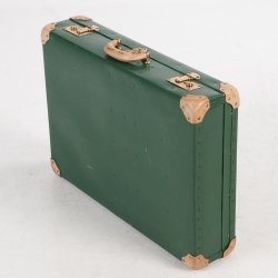 Hndlavet vintage kuffert beregnet til Stearinlys