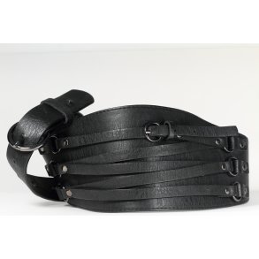 Dameblte Sort lder.Unika.Lngde 110 cm.