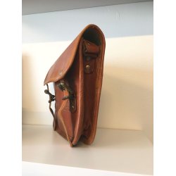 Lædertaske Herre i natur - Tasker i skind og læder - Læderprojektet