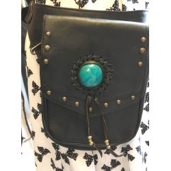 Bltetaske i sort lder