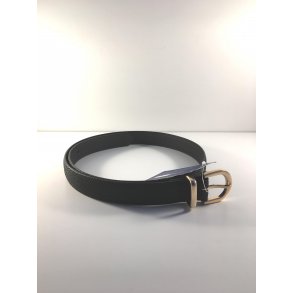 Dameblte i sort med guldspnde