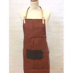 Egenskab Overbevisende George Hanbury kokkeforklæde i læder - Ting i læder og skind til hjemmet - Læderprojektet